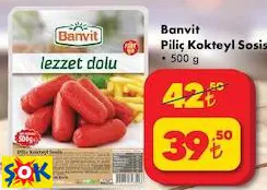 BANVİT PİLİÇ KOKTEYL SOSİS